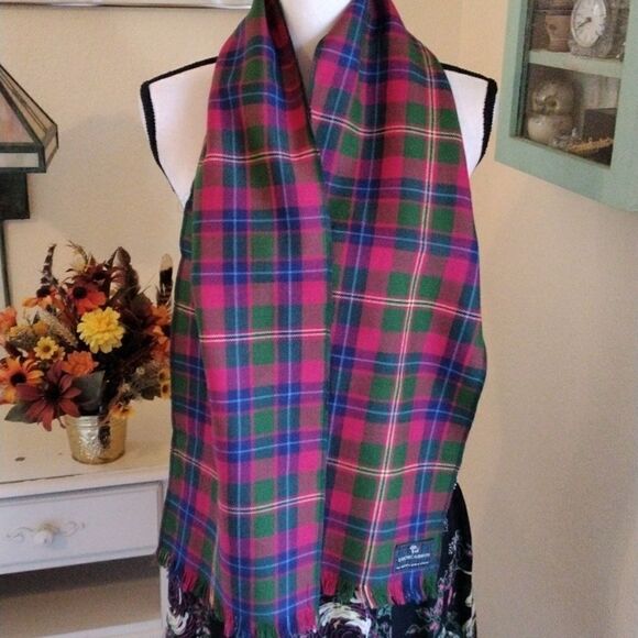 Lochcarron Wool Plaid Scarf - Picture 2 of 5